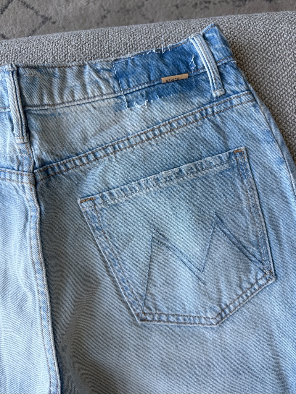 MOTHER The Full Pipe Flood Back Pedal Barrel Leg Jeans Size 29 NWOT - Picture 10 of 10